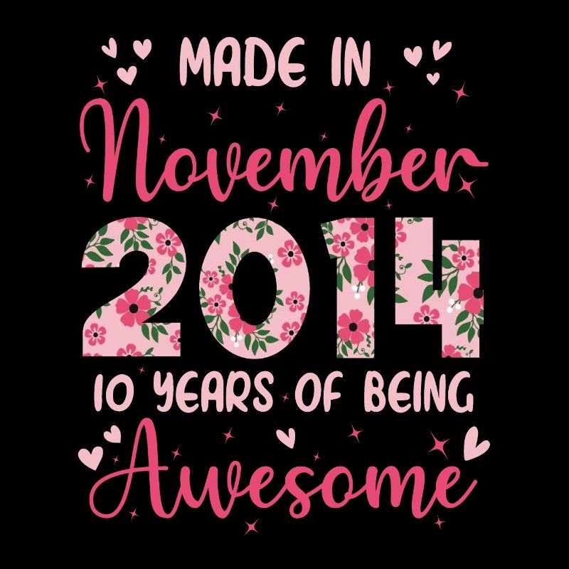 November 2014 10. Geburtstag der Mädchen