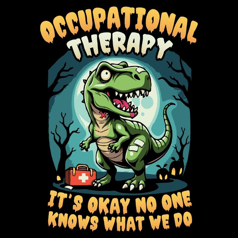 Lustiger Dino: Ergotherapie-Design