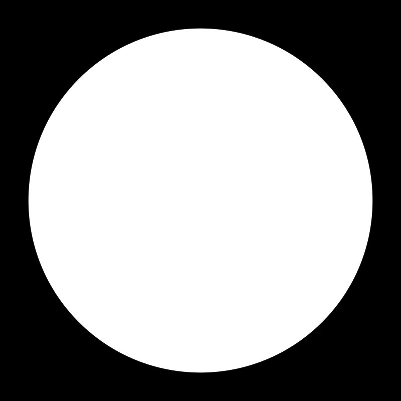 Kreis Symbol Leer