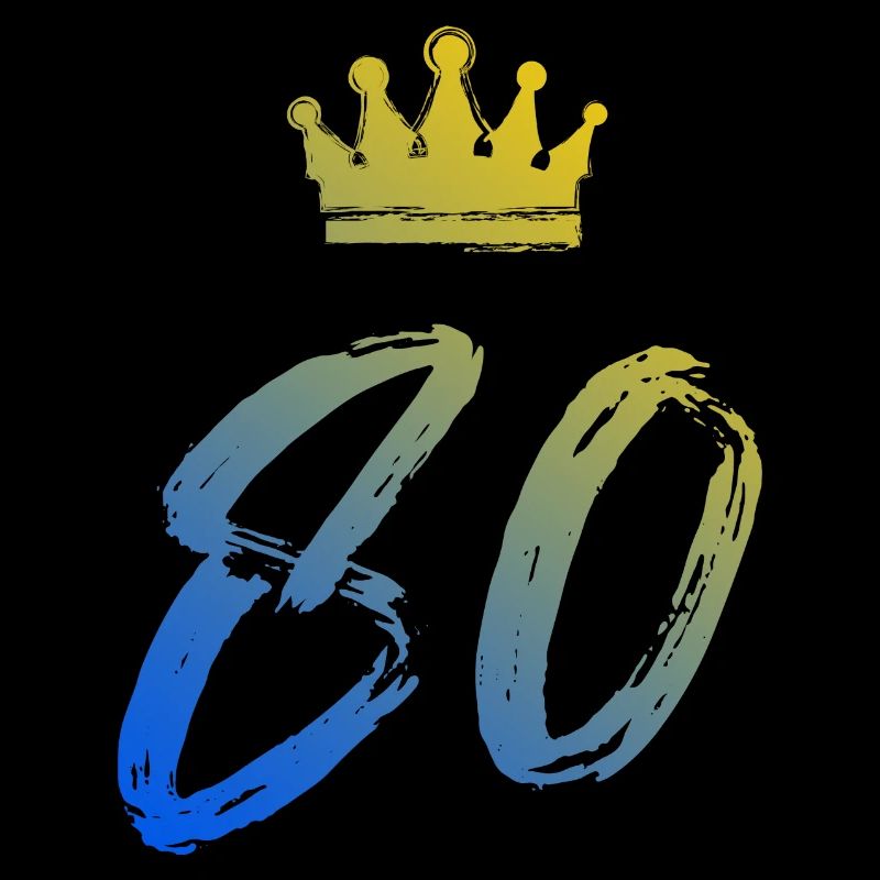 80 Zahl Krone