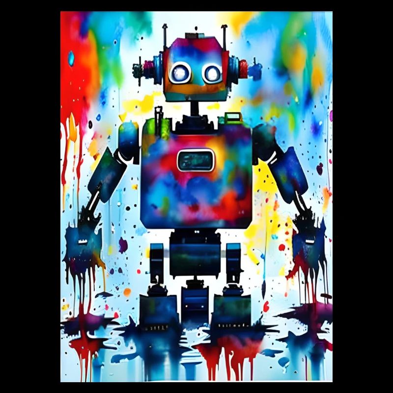 Art Robot Colorful