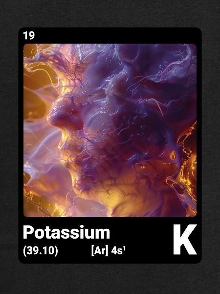 Kalium K kjemisk grunnstoff periodisk system 019