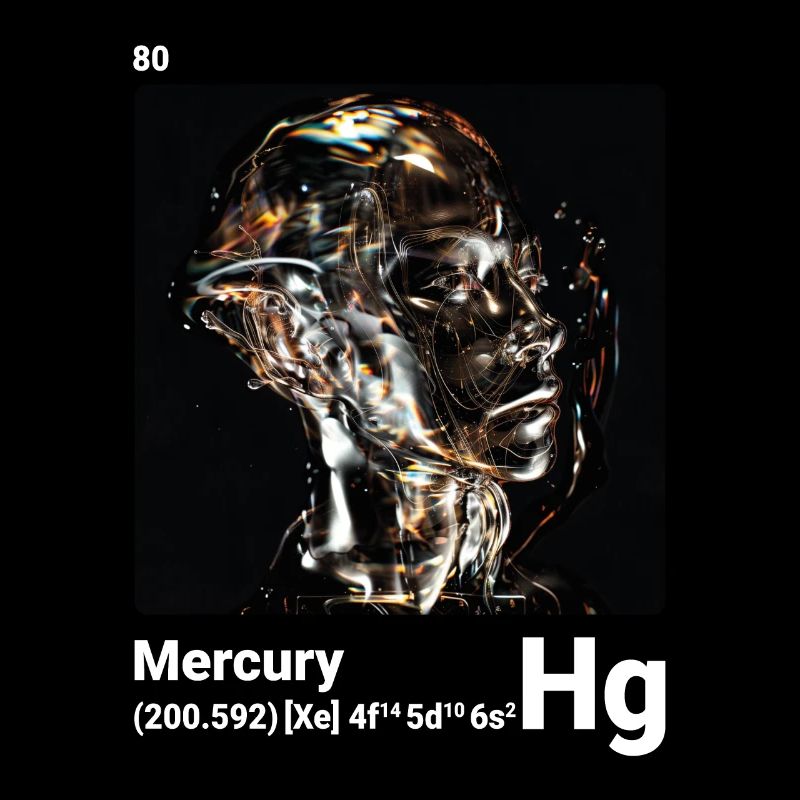 Mercure - Hg - Élément chimique 080