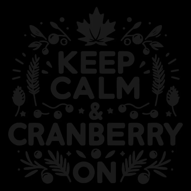 Keep Calm and Cranberry On