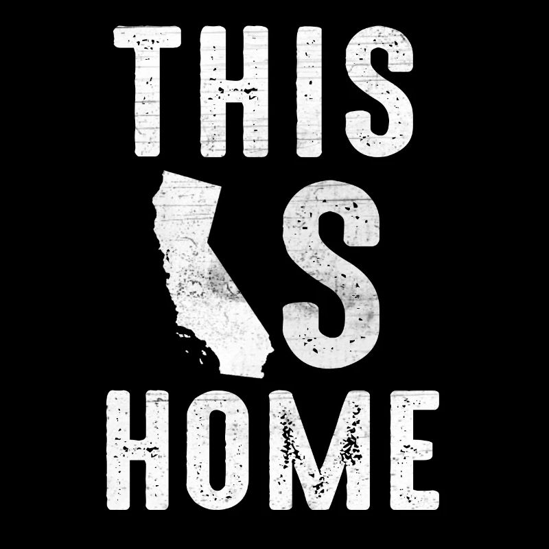 Map America US State Flag This Home California