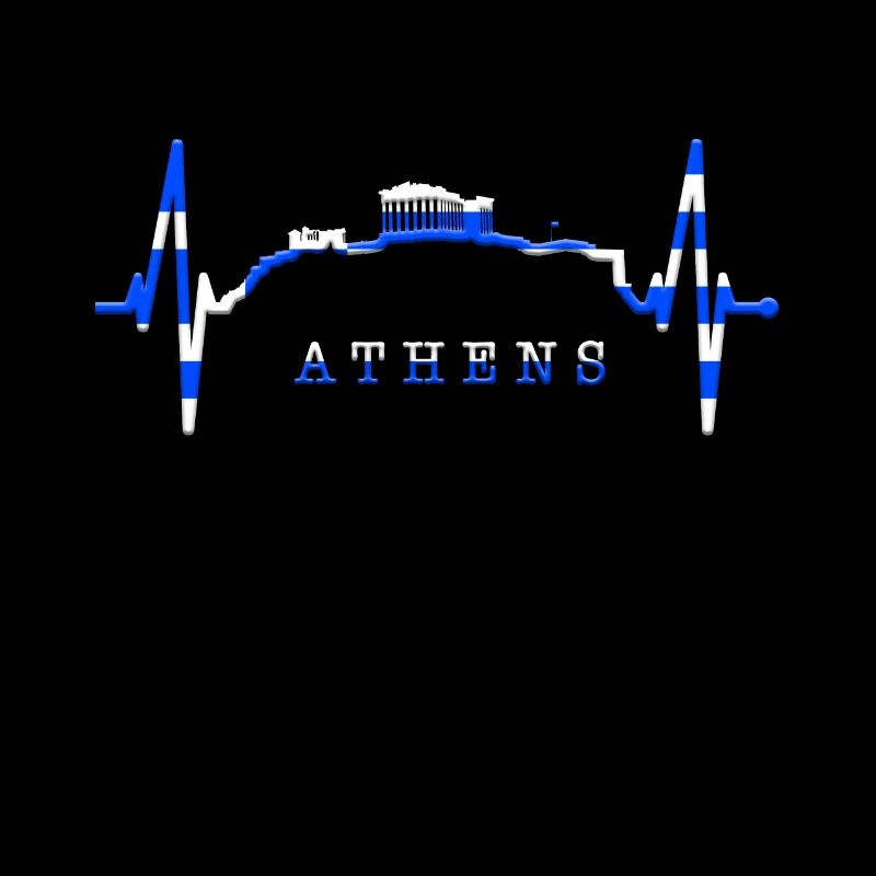 Athènes Skyline Heartbeat Grèce Acropole
