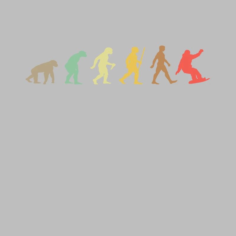Snowboarding Retro Snowboard Evolution Snowboarder