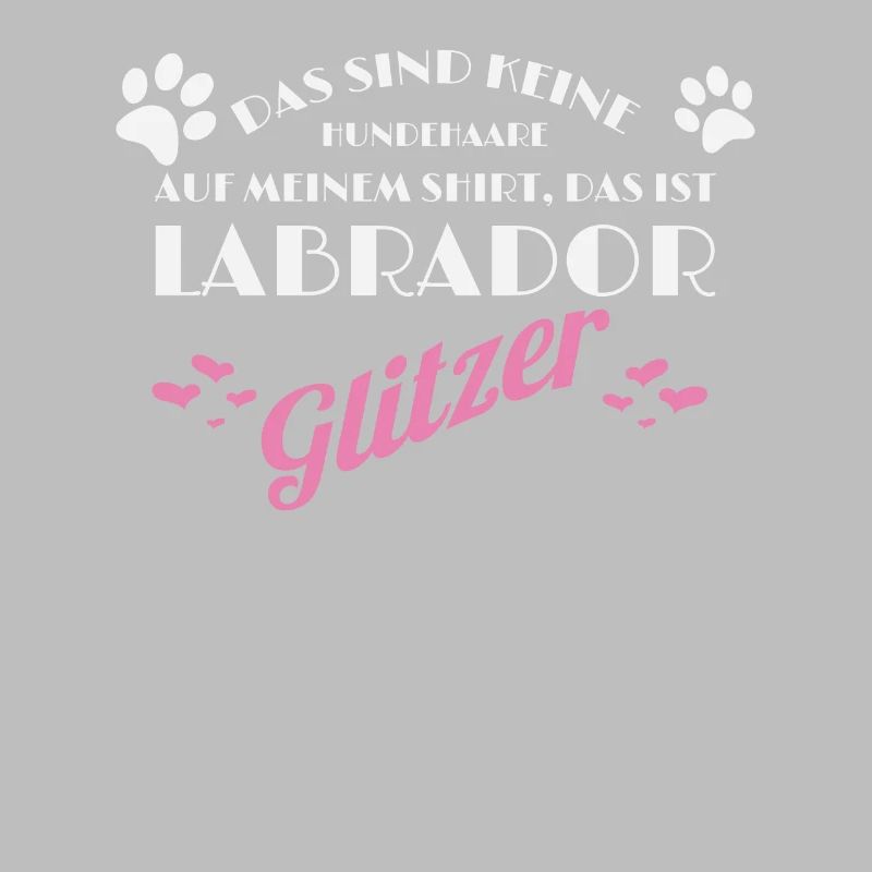 Labrador Hundehaare Glitzer Hunde Geschenk Idee