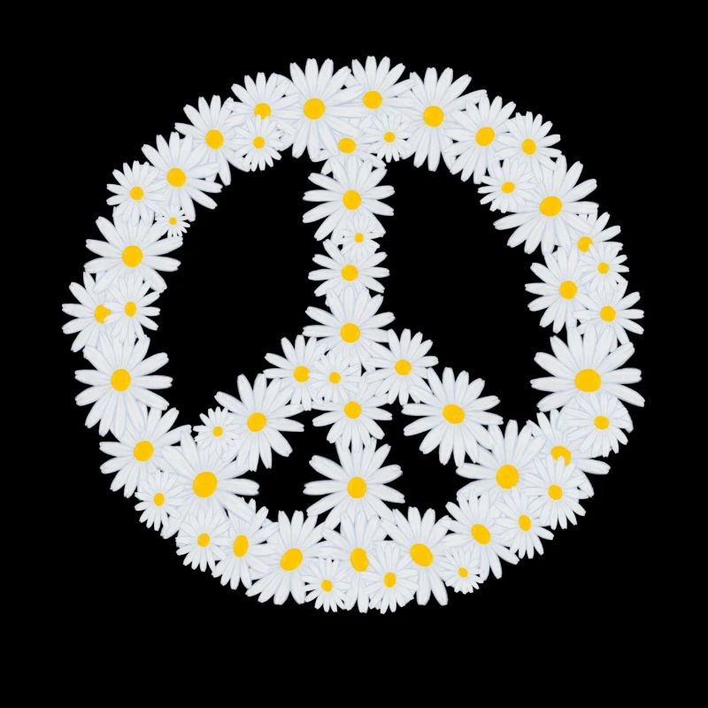 Gänseblümchen-Friedenszeichen