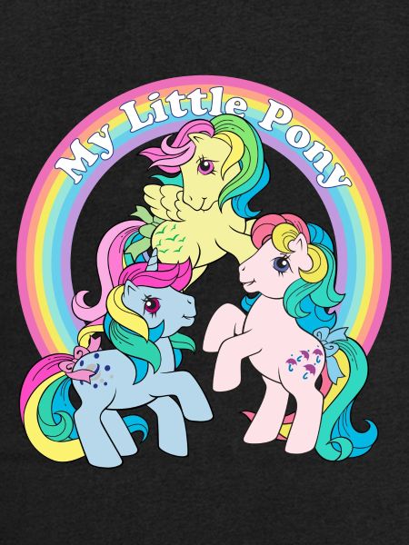 My Little Pony Retro farverige ponyer med regnbue