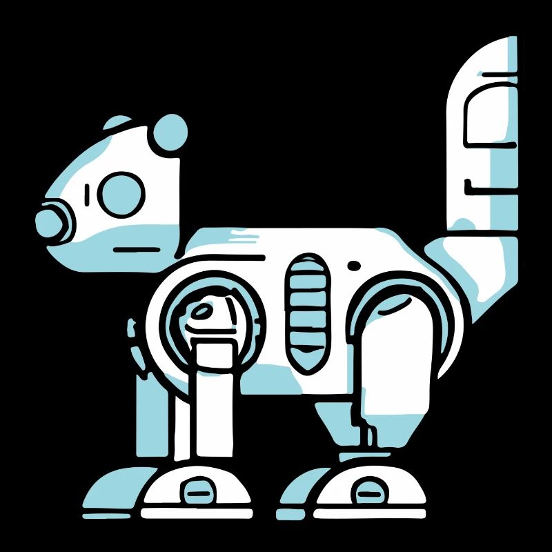 Cyber Roboter Eichhörnchen