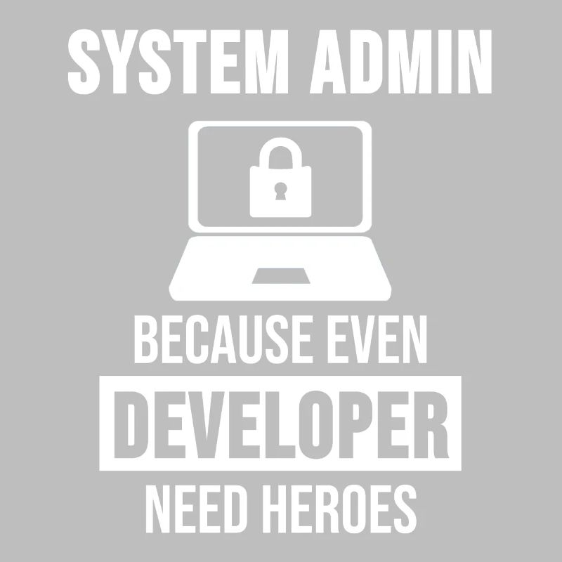 System Admin Administrator Entwickler Geschenk
