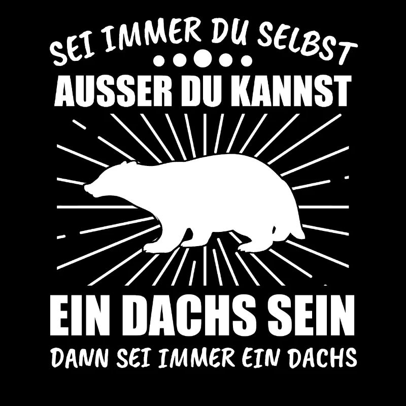 Dachs Honigdachs Badger Geschenk