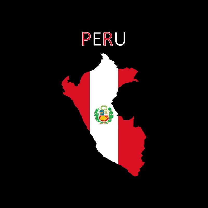 Drapeau du Pérou - Art Design