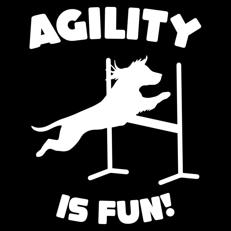 Agility is fun Hunde Shirt
