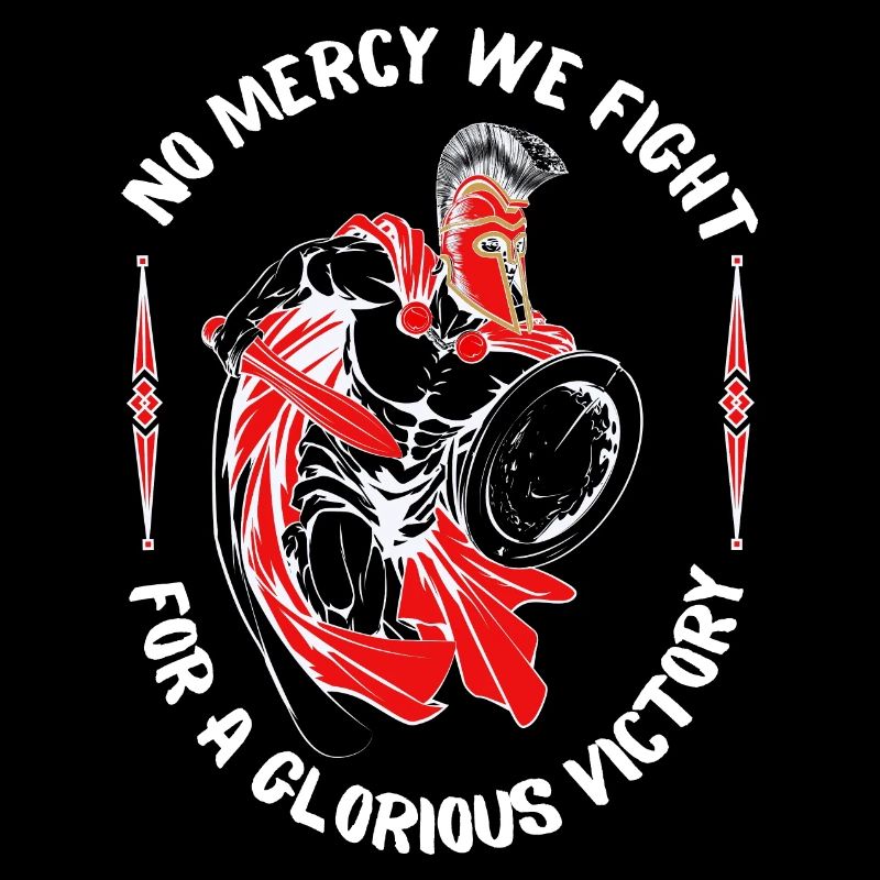 NO MERCY WE FIGHT, guerrier, combattant, déclaration