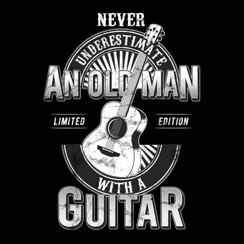 Never underestimate an old Man with a Guitar
