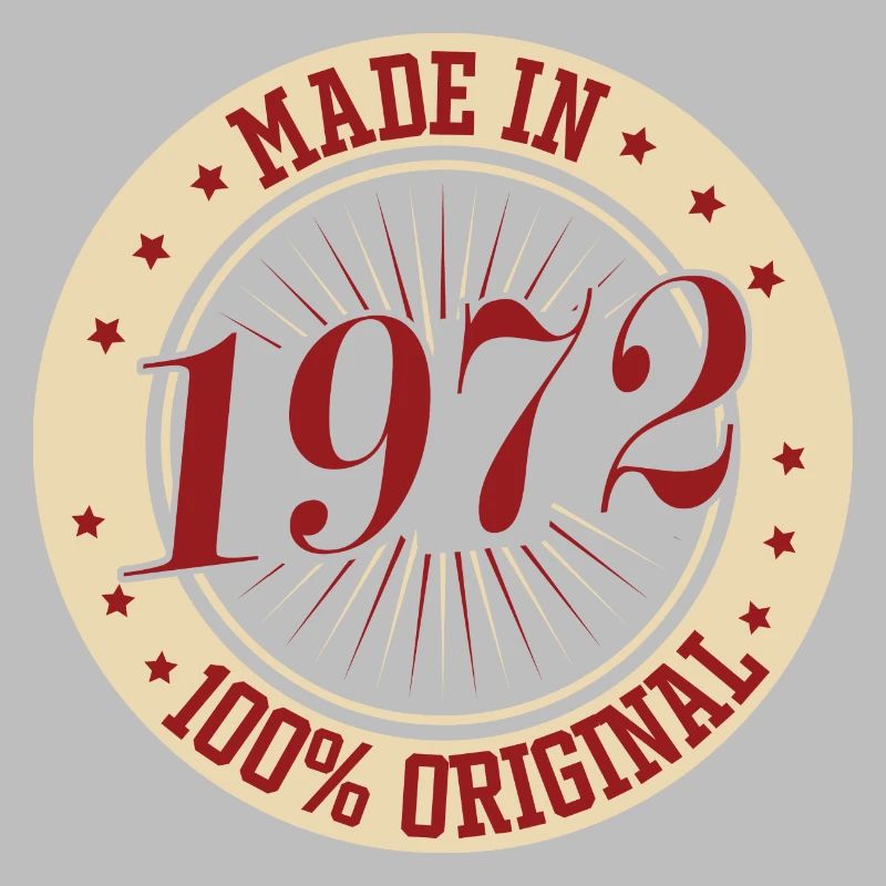 Made in 1972 100 Das Original Geburtstagsspruch