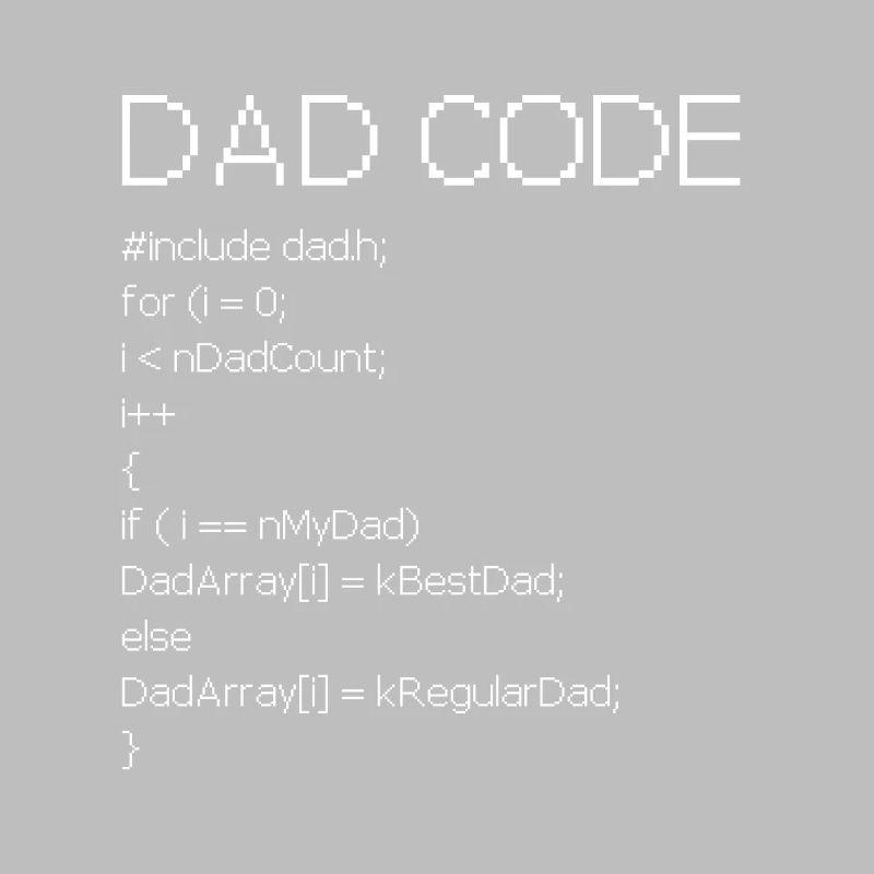 Dad Code - Programmierer Shirt Geschenk