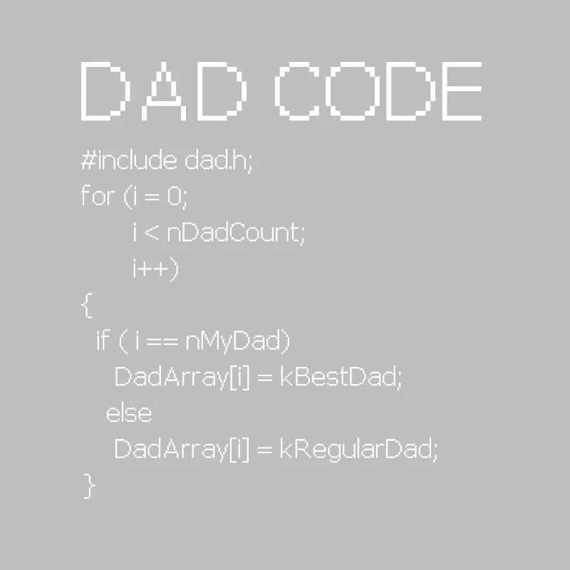 Dad Code - Programmer Shirt Gift