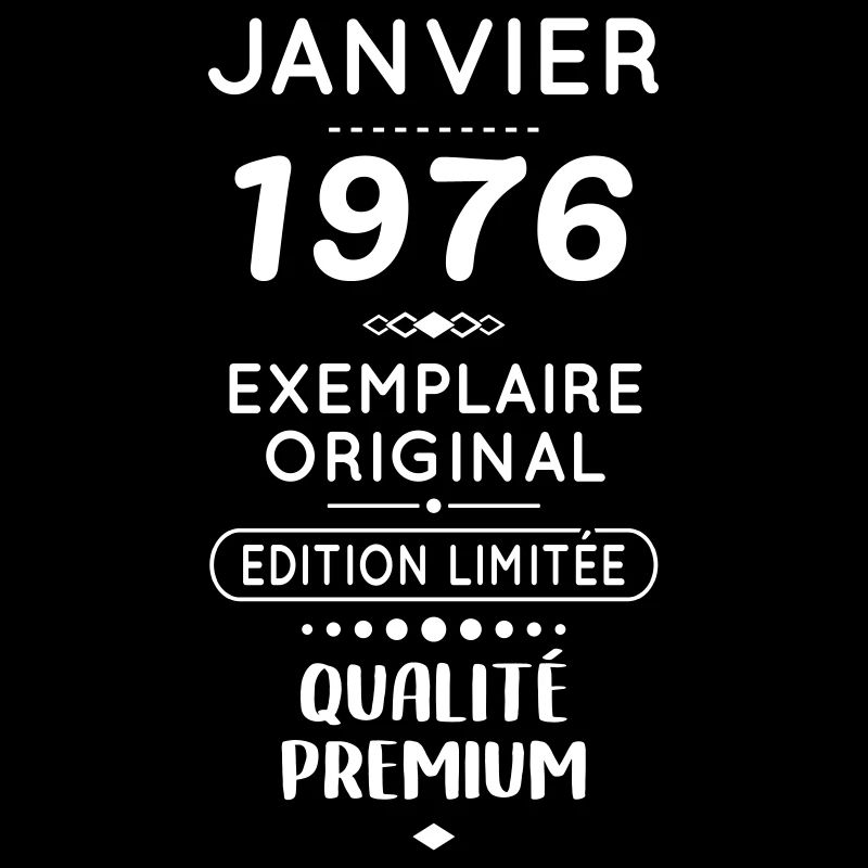 50. Jahrestag - Januar 1976 Original