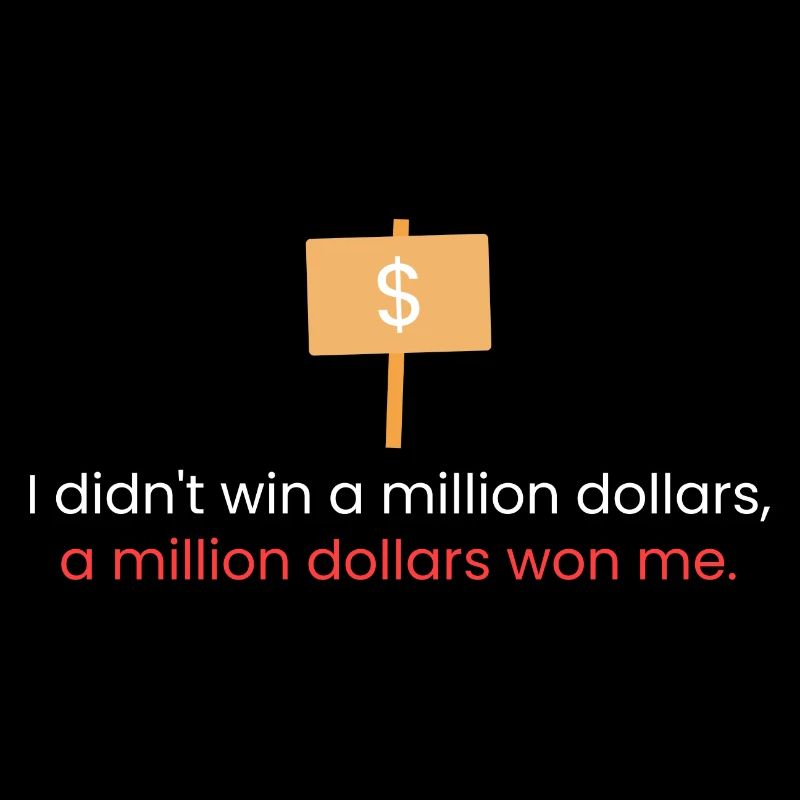 I didn't win a million dollars
