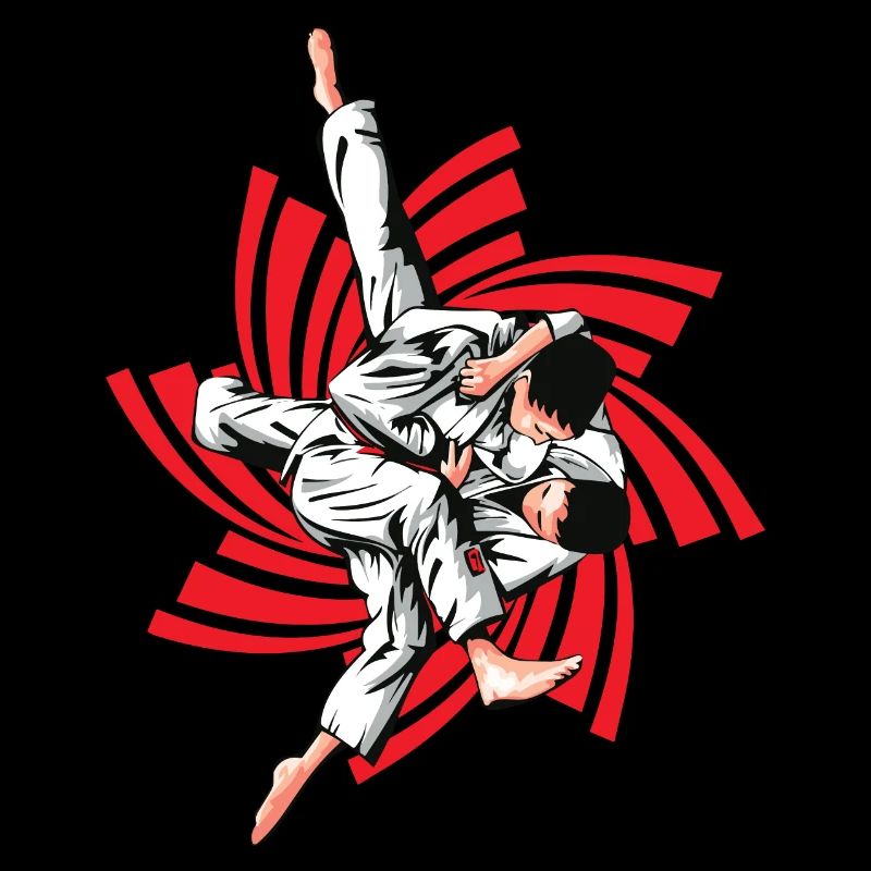 prise de judo rouge