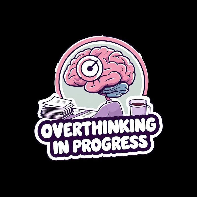 Overthinking in Progress – Funny Brain