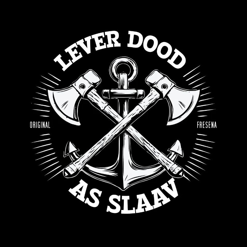 Lever Dood As Slaav - Devise de la Frise orientale