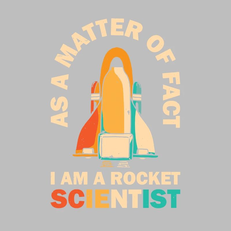 Rétro Rocket Scientist Spaceman Navette spatiale