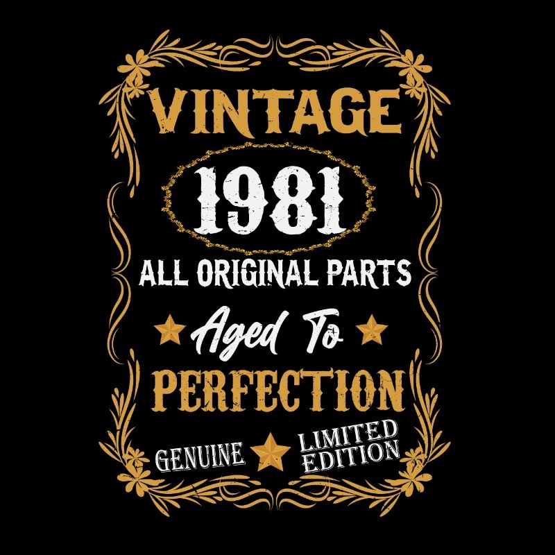 1981 Born birthday retro