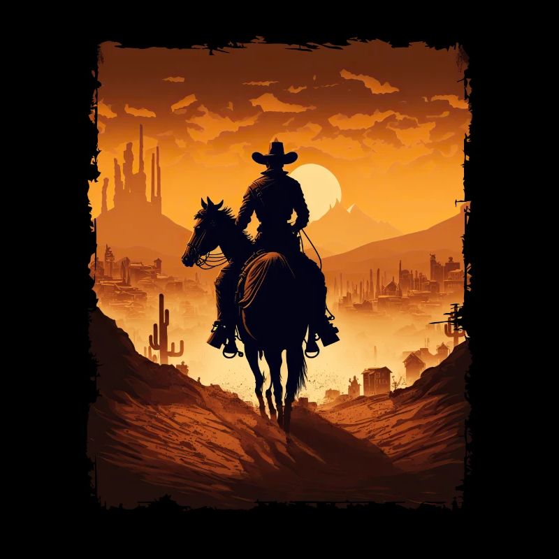 Désert de cowboy de l’Ouest