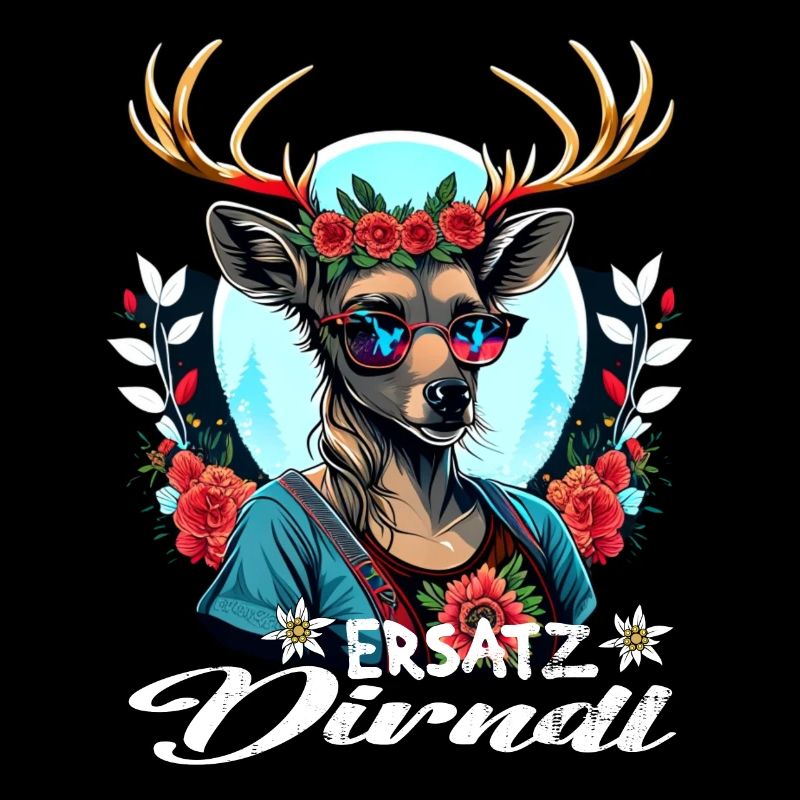 Tracht & Trachten Hirsch Ersatz Dirndl