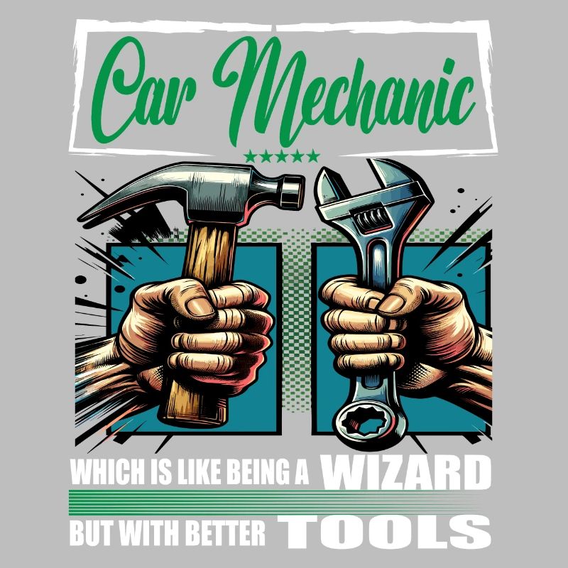 Car mechanic Beruf Spruch Arbeiter