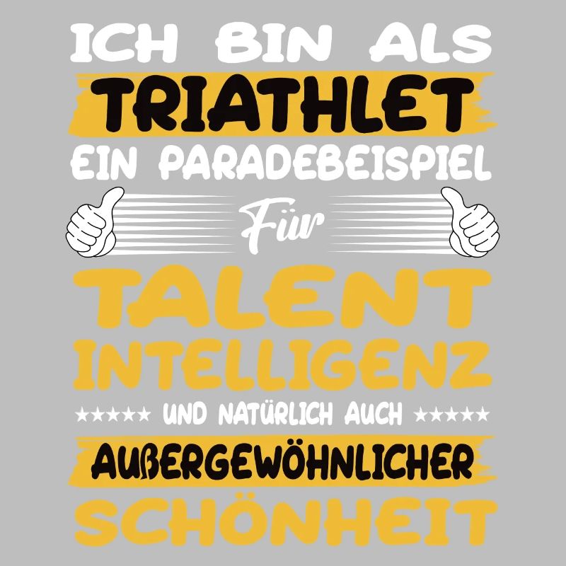 Triathlet ein Paradebeispiel Triathlet