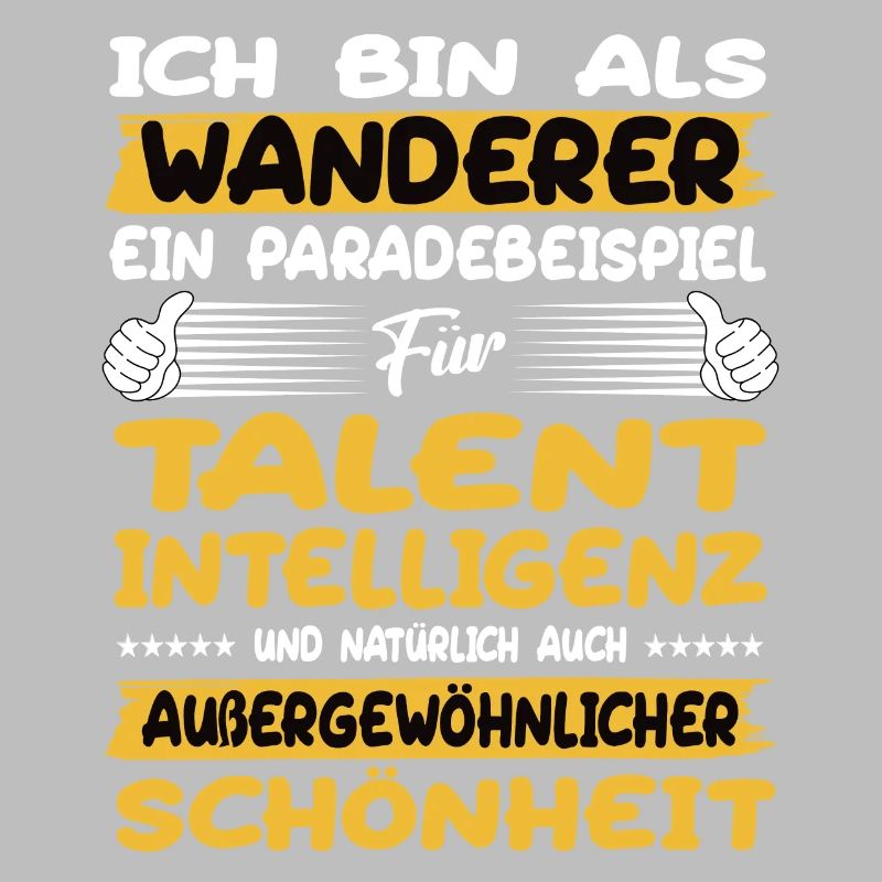 Wanderer ein Paradebeispiel Wandern