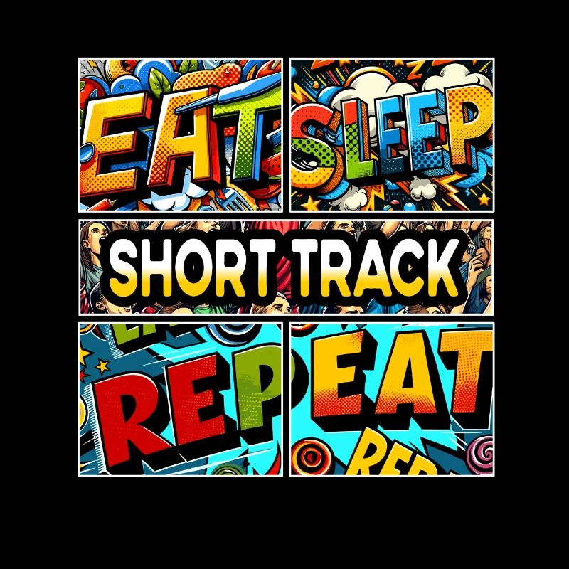 Eat sleep Short track repeat