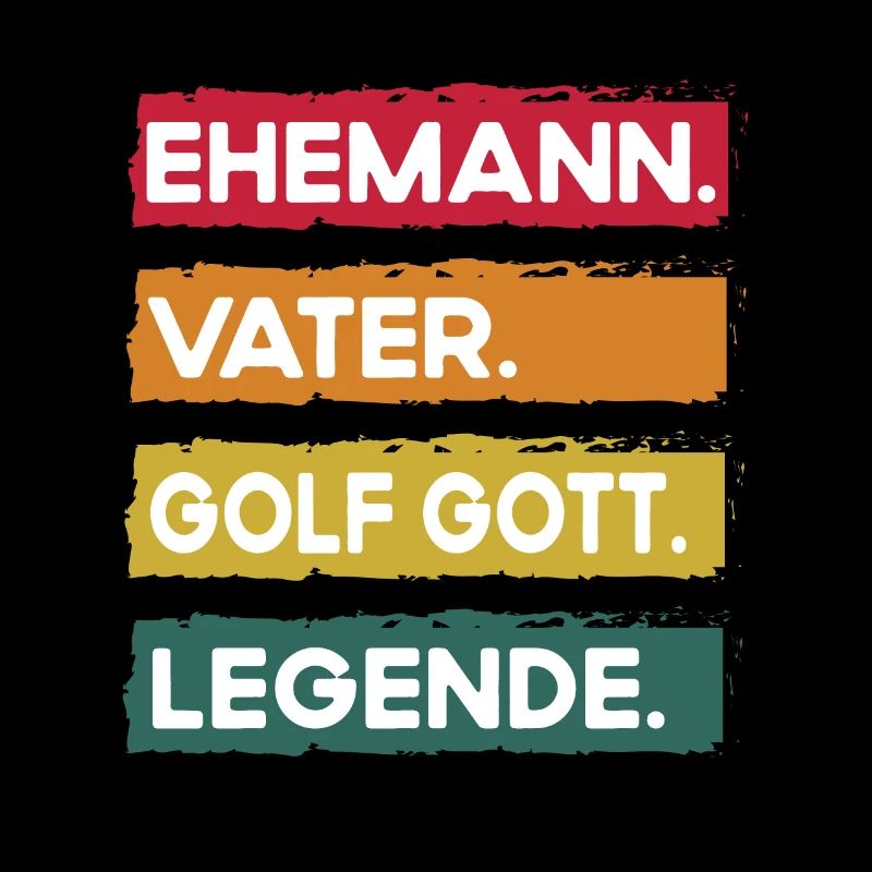 Ehemann Vater Golf Legende Vatertag