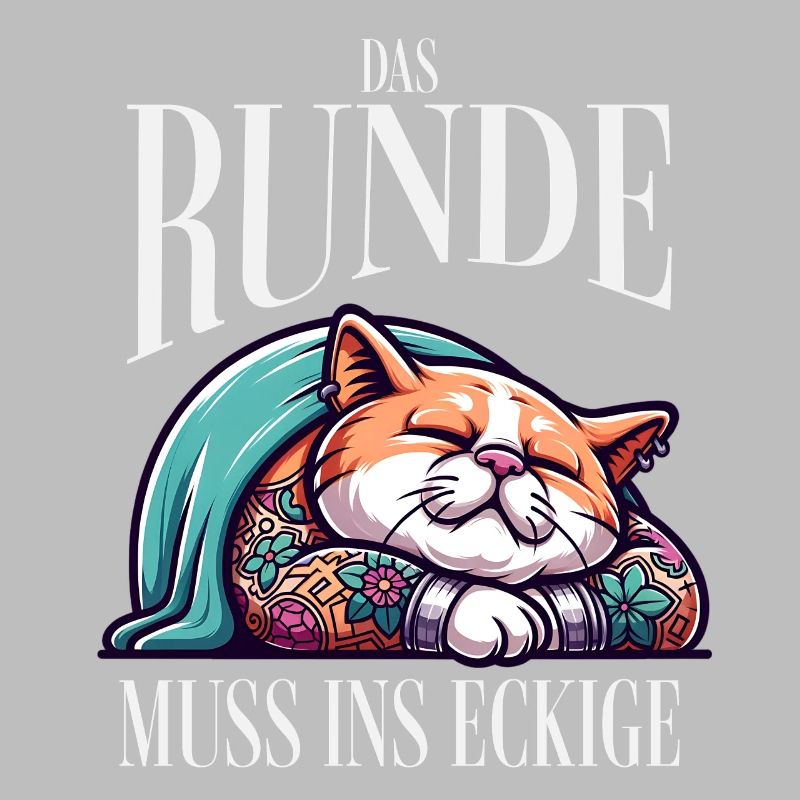 Bin Müde somit muss das runde ins Eckige Schlafen