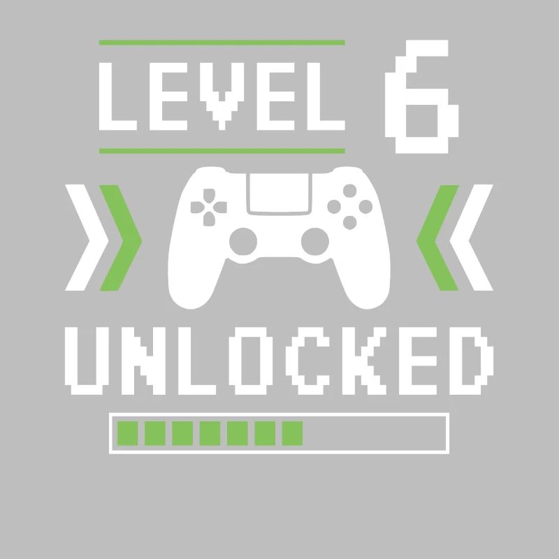 6th birthday. 6 Next Level Unlocked