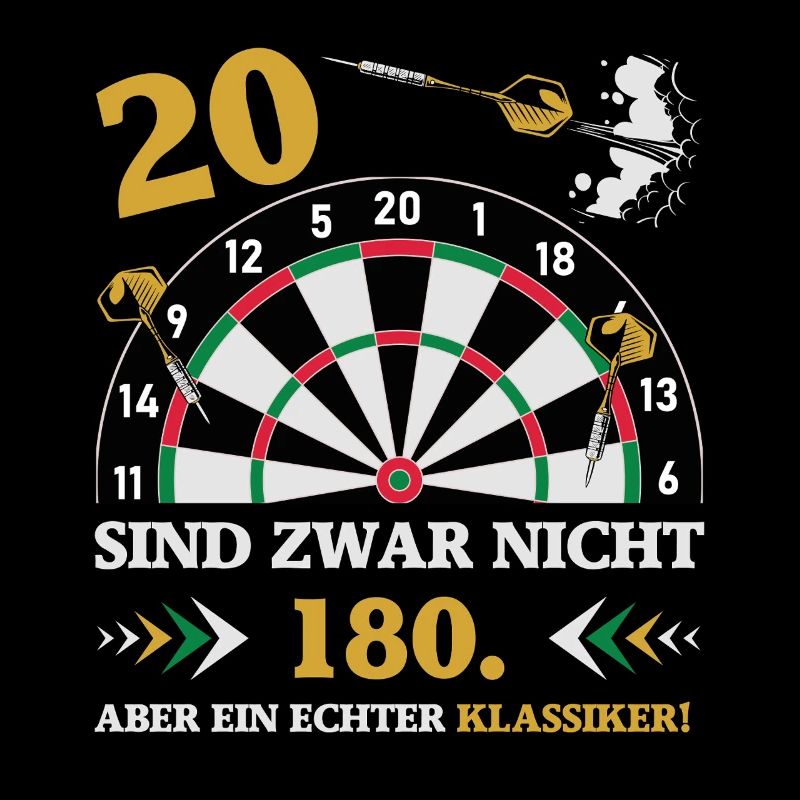 Les fléchettes 20 ne sont pas des fléchettes d’anniversaire de 180