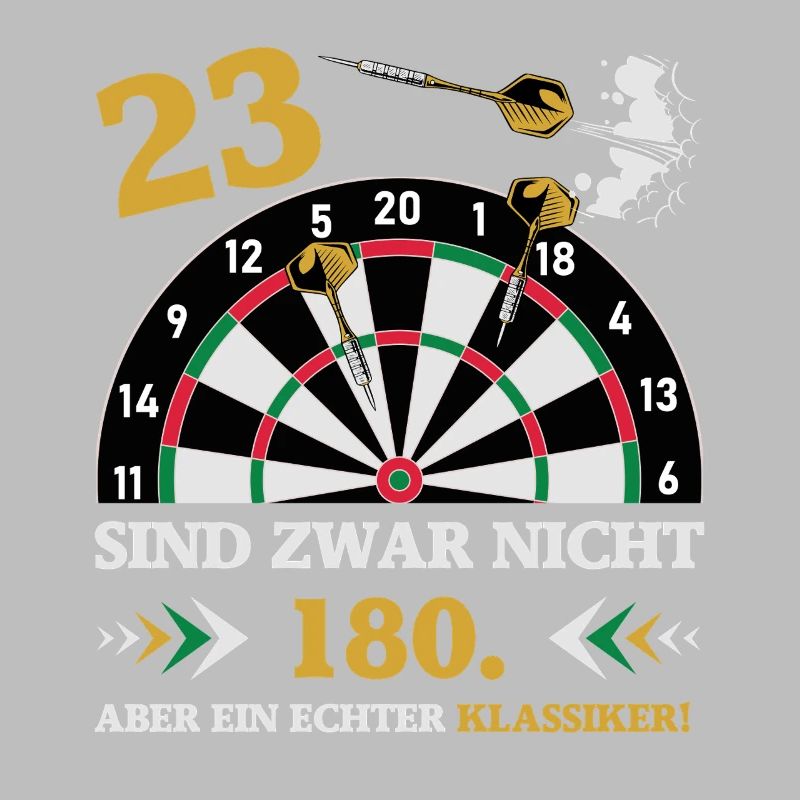 Les fléchettes 23 ne sont pas des fléchettes d’anniversaire de 180