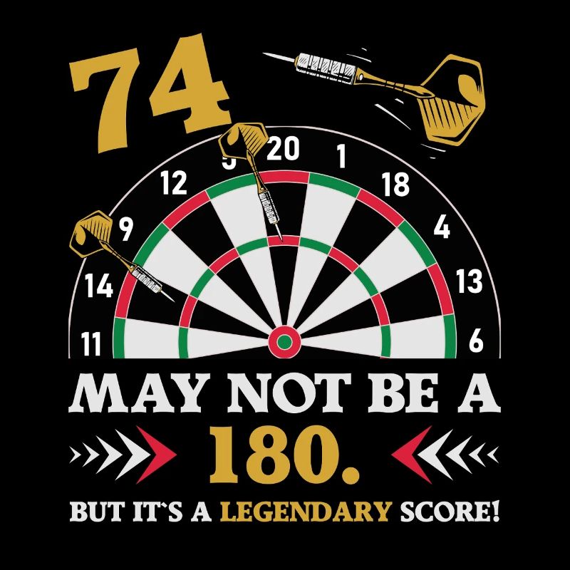 Pas 180 mais un classique des fléchettes du 74e anniversaire