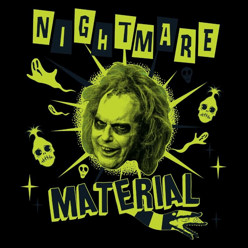 Beetlejuice 2 Nightmare Material Mit Totenköpfen