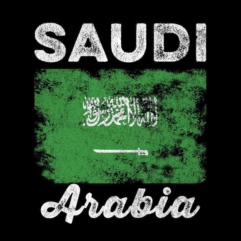 Drapeau de l’Arabie saoudite Drapeau saoudien en détresse