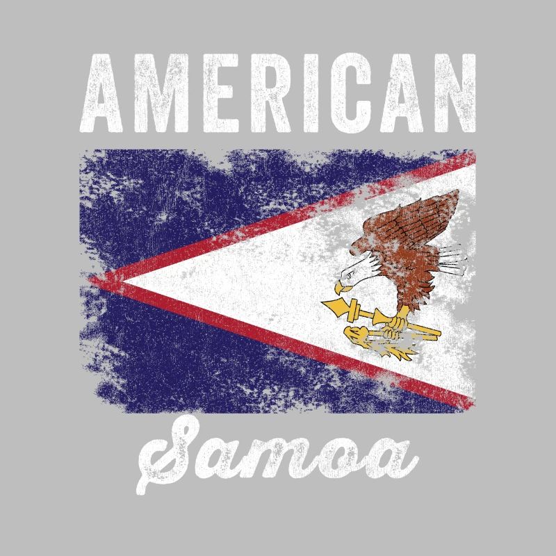 American samoa Flag Distressed