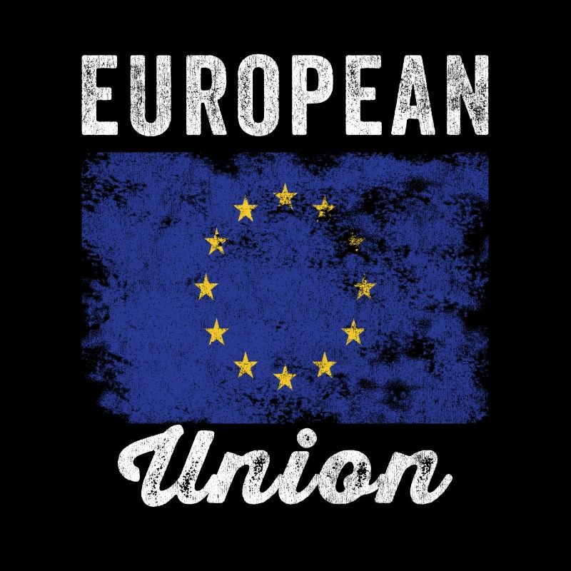 Drapeau de l’Union européenne en détresse