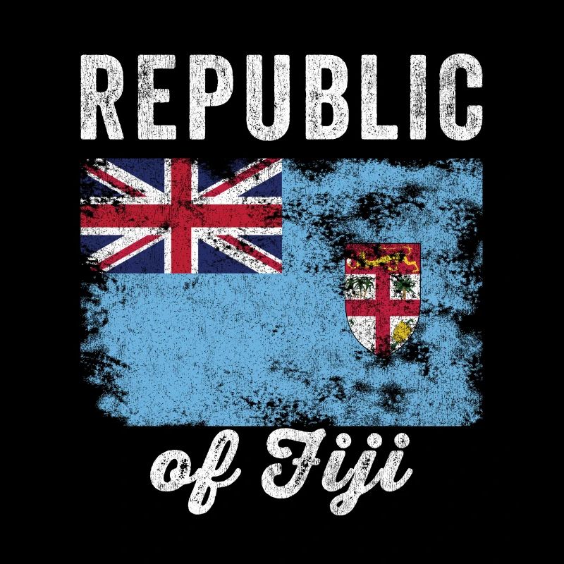 Fidschi Flag Distressed - Fidschi-Flagge