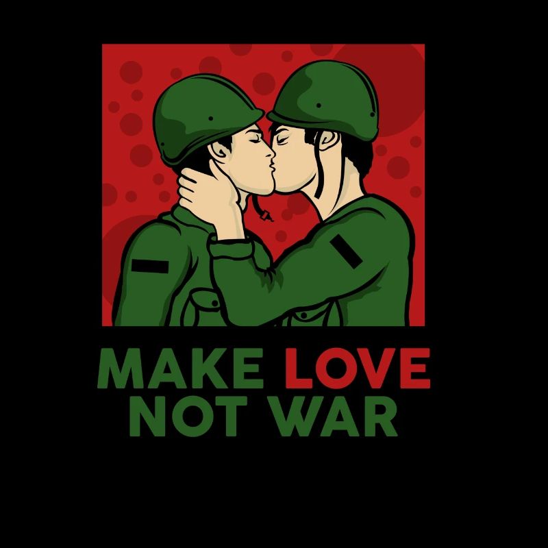Love Peace Peace Peace War Statement Gift