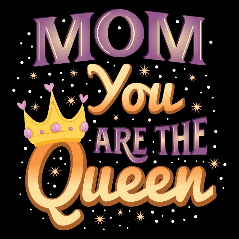Mama du bist die Königin Mutter Muttertag Geschenk